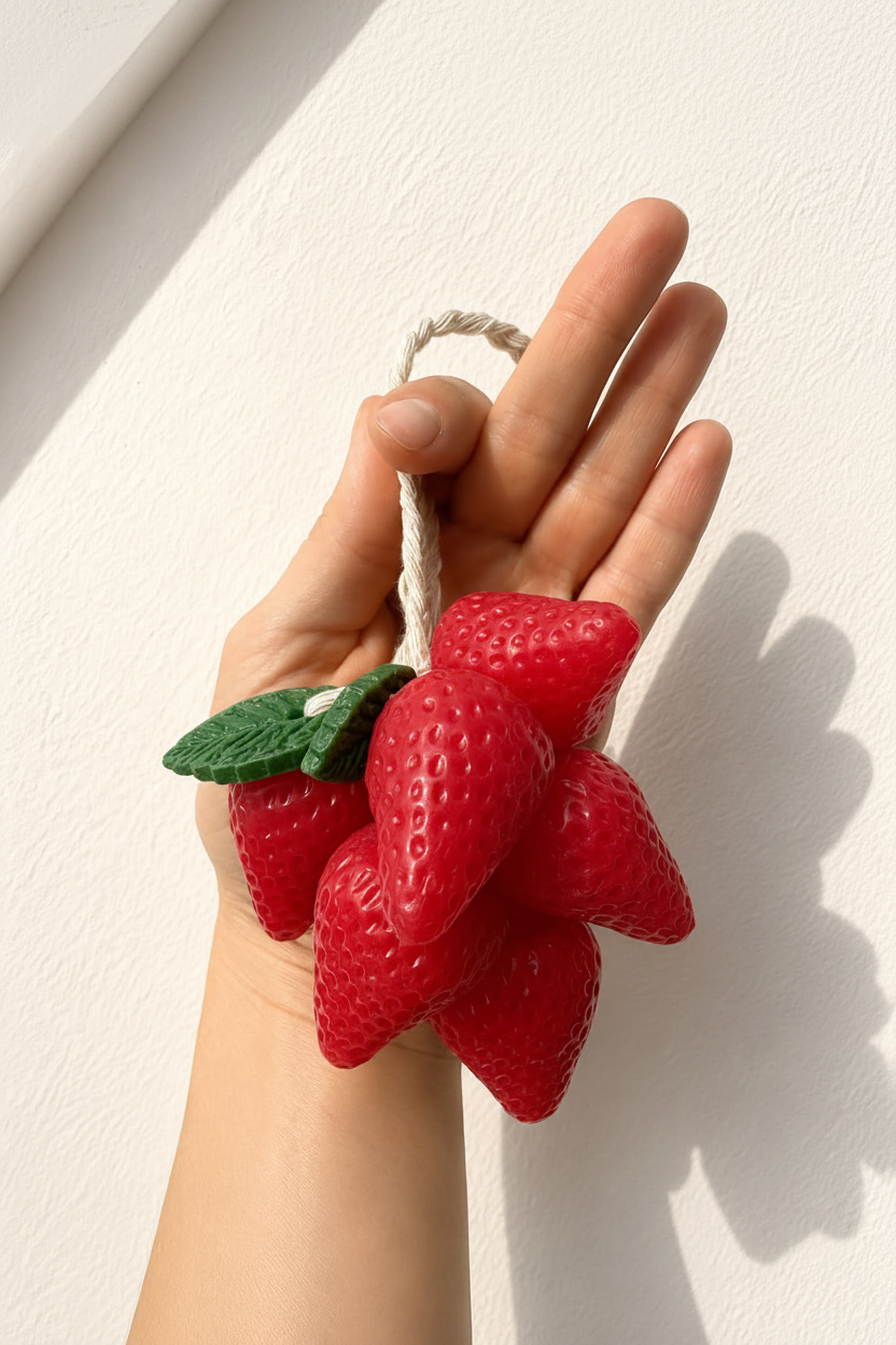 Strawberries from our Soap on a Rope collection