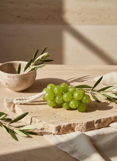 Handmade green grape transparent glycerin soap