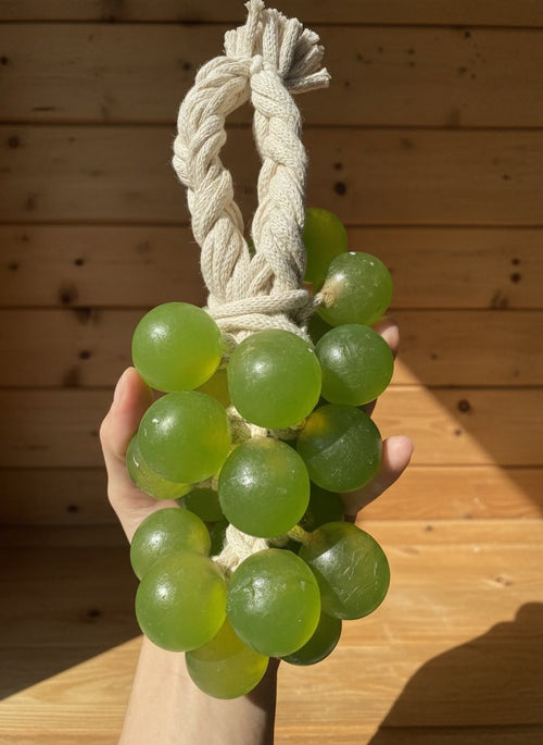 Handmade green grape glycerin soap