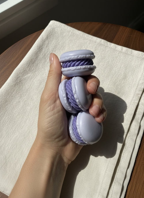 French macaron decorative soap, handmade