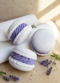 Handmade macaron soap with shea butter base